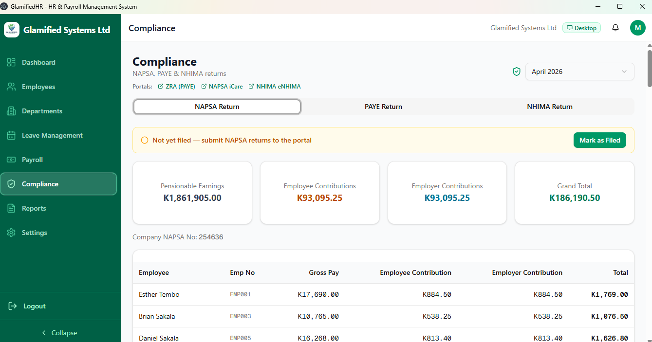 GlamifiedHR Reports