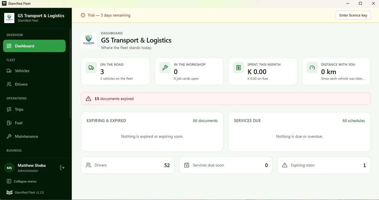 GlamifiedFleet screenshot